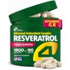 4well Products Complejo Suplemento Resveratrol 1800 Coq10 Quercetina Vitamina Ascorbato