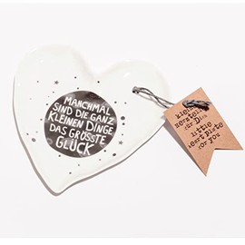 Good old Friends Small Heart Plate - Sometimes