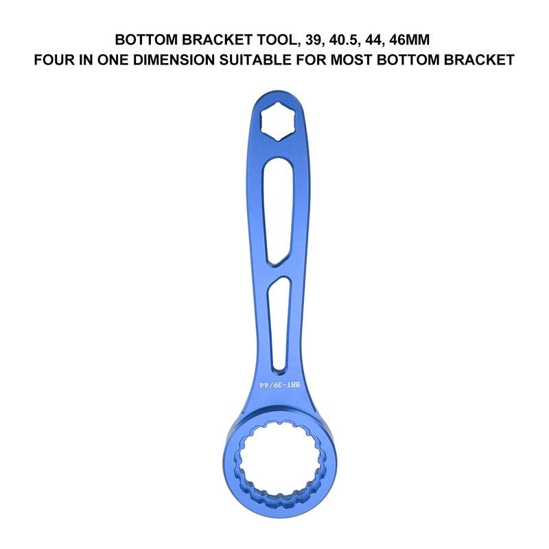 Bike Bottom Bracket Wrench Aluminium Alloy Universal Hollow Bike Bottom
