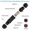 Cexovo IP68 Waterproof Cable Connector, Waterproof Cable Connector with 3-Pin