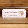 Engraved Andalusian Horse and Desired Text Door Sign 19 x
