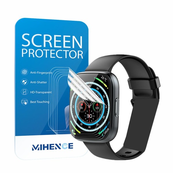 MIHENCE Screen Protector Compatible with Puqo/Cillso 1.95 Inch Smartwatch T80,