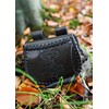 Battle-Merchant Small Medieval Belt Bag with Thor's Hammer Embossed Leather