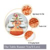ShinyBeauty 12x72-Inch Rectangle-Orange-Sequin Table Runner- for Wedding/Party/Decor (12x72-Inch) (Orange)