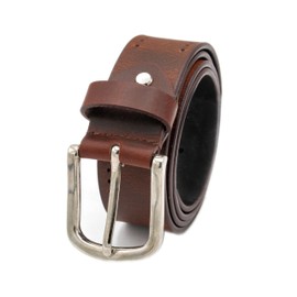 Zerimar Men's Belt, Suit Belt, Natural Leather Belt, 39 mm Leather Belt, Classic Men's Belt, Brown N, 110