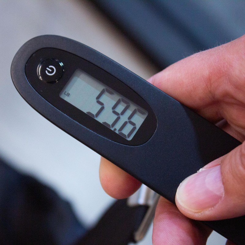Escali Velo Slimline Portable Travel Luggage Scale with 110 lb