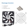GDSTIME 80mm USB PC Fan 80 x 15mm ComputerFan 8CM
