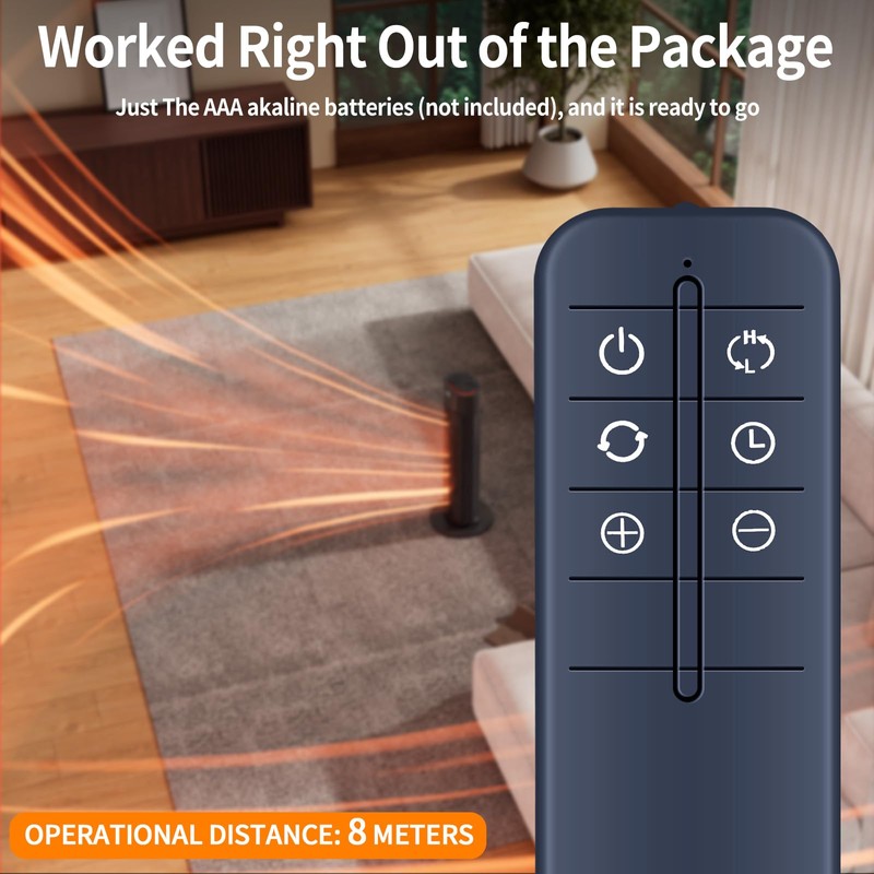 HPQ15C-EA/HPQ15F-E Replacement Remote Control for Hunter Compatible with 72016 HPQ15C-EA-R