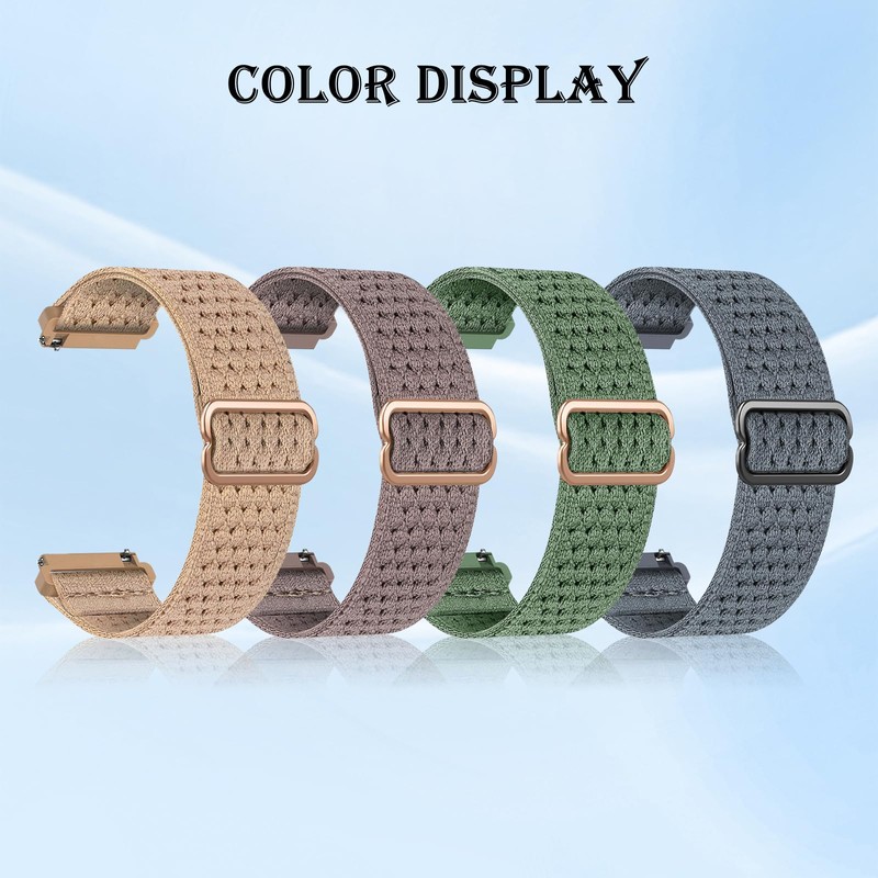 CeiBand Nylon Braided Sport Bracelet for Lug Width 20 mm