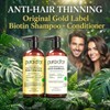 PURA DOR Gold Label Anti-Thinning Deep Moisturizing Therapy Shampoo Conditioner