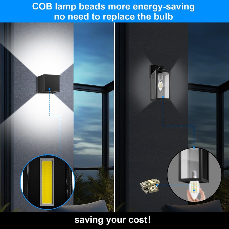ledmo LED Up and Down Outdoor Wall Lights 20W Anti-Rust