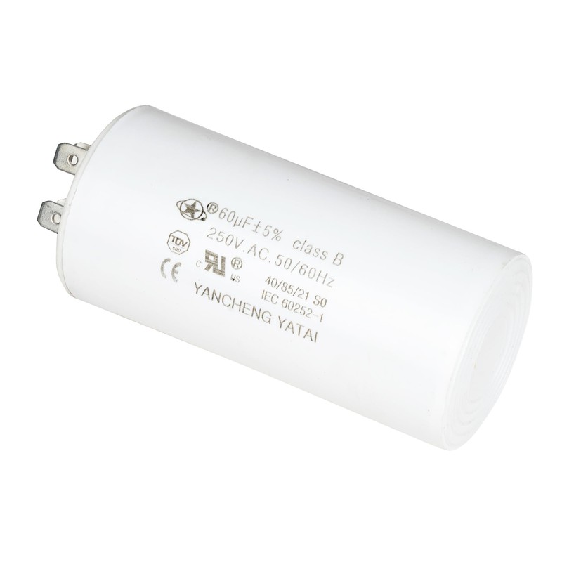 YATAI CBB60 Capacitor 60uF 250V AC, 4-Tab Motor Run Capacitor,