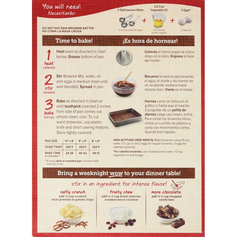 Betty Crocker Milk Chocolate Brownie Mix 18.4oz. (Pack of 4
