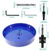 Luomorgo 203mm/8 inch Hole Saw with Arbor, 1 1/4 inch