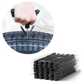 OFBAND 30PCS 4" Car Heavy Duty Tire Plugs,Black Tire Repair Plugs with Strong Viscosity for Fixing Flat Tire,Universal Rubber Tire Plug Kit Fits Car Truck SUV Motorcycle with Tubeless Tire
