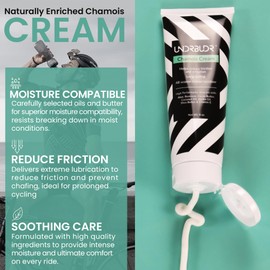 Chamois Cream Tube, Anti-Chafing Cream, Ultra Low Friction, Naturally Enriched