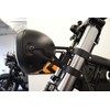 Alchemy Parts Pair of Black CNC Machined Headlight Brackets/Fork Clamps