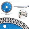 2Pcs/Lot Tile Blades 4.5" Super Thin Diamond Porcelain Blade for