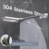 AatrixQuayn Shower Glass Support Bar, Both Sides Available, Frameless Bathroom