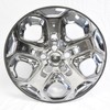 Brighter Design Set of 4 17" Push-on Chrome Hubcaps for