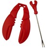 Claw Shaped Lobster Crackers and Lobster Seafood Picks (4 Pieces