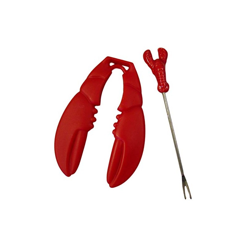 Claw Shaped Lobster Crackers and Lobster Seafood Picks (4 Pieces