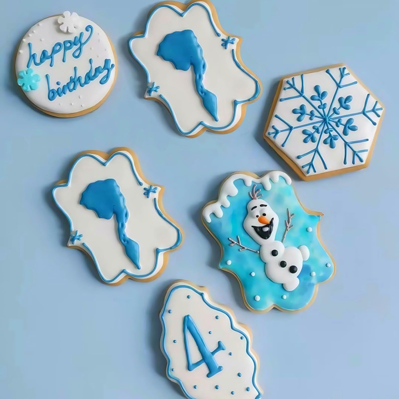 JOB JOL Plaques and Frames Cookie Cutters 6 PCS, 3.5'',