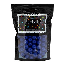 Amusemints Gumballs - Royal Blue | 2+ Pound Bag | 1 Inch Gumballs | Great for Machine Refill |