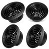 VIHOSE 4 Pcs Soffit Vent 6 Inch ABS Adjustable Exhaust