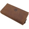 myledershop Large Buffalo Full Leather Women's Wallet / Purse /