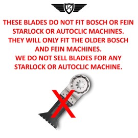 15 x TopsTools 35mm UN35B_15 Metal Cutting Blades Compatible with Bosch Fein (Non-StarLock) Makita Milwaukee Einhell Ergotools Hitachi Parkside Ryobi Worx Workzone Multitool Multi Tool Accessories