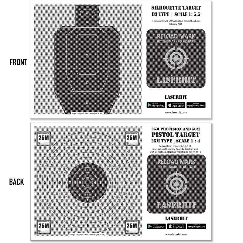 LaserHIT Dry Fire Training Kit - 50-Yard Home Range (A5