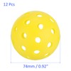 M METERXITY 12pcs Outdoor Pickleballs USA Pickleballs Approved 40 Hole
