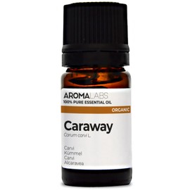 BIO - Caraway Essential Oil - 5mL - 100% Pure, Natural, Chemotyped and AB Certified - AROMA LABS (French Brand)