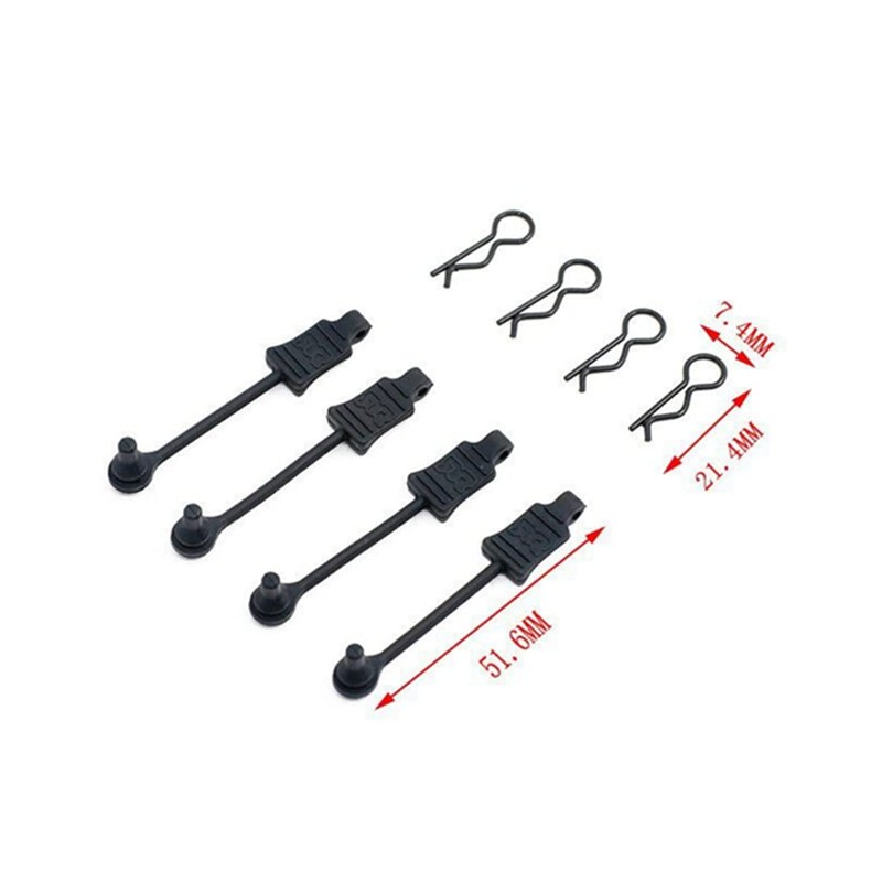 RC Body Clip Retainers Upgrade Part for 1/10 ARRMA 3s