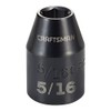 CRAFTSMAN Impact Socket, Shallow, SAE, 3/8 in. Drive, 5/16 in.