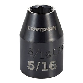 CRAFTSMAN Impact Socket, Shallow, SAE, 3/8 in. Drive, 5/16 in. (CMMT15831)