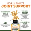 Turmeric Curcumin Supplement 2000mg with Glucosamine Chondroitin & Ginger, 95%