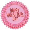 Happy Valentine's Day Pink Decorative Baking Cups - Patterned Paper