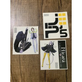 Altus Shin Megami Tensei: Devil Survivor Promo Sticker Sheet Set Of 3 Exclusive