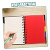 Gadpiparty Divided Notebook with Cover Subject Journal Dividers Portable Note