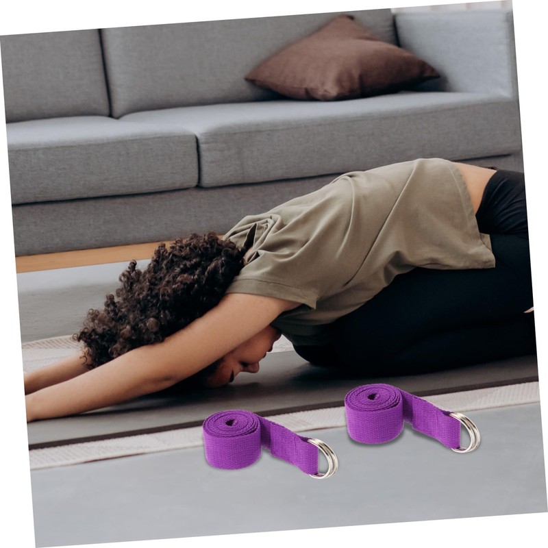 Mipcase 2pcs Yoga Elastic Band Equipment Stretching Strap Exercise Band