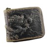 NEW Men's Wallet Fly Dragon clutch wallet (Genuine cowhide leather)