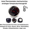 R29CS Car Thermometer - Mechanical Analogue Thermometer with Point, Anti-Scratch,