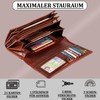 Matador women's long format wallet Brown