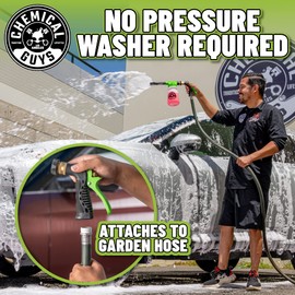 Chemical Guys ACC_326 – TORQ Foam Blaster 6 Foam Wash Gun – The Ultimate Car Wash Foamer that Connects to Any Garden Hose