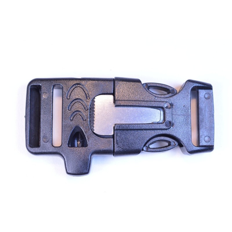 BORED? PARACORD! Flint Fire Starter Buckle - 20 Pack