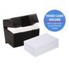 1InTheOffice Caja de almacenamiento para tarjetas de índice de 4