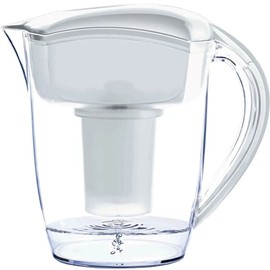 Santevia Alkaline Water Pitcher, 8.5 Cup Capacity, White