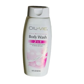 Oil of Life Moisturizing Body Wash 2 in 1 Cleanser + Moisturizer for Dry Skin